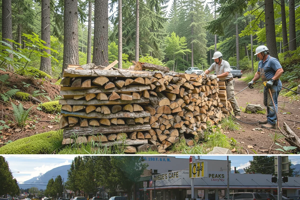 Winter Storm Firewood in North Bend, King County, WA - Peak demand runs from late fall through winter, so ordering as soon as a storm appears in the forecast secures your delivery.