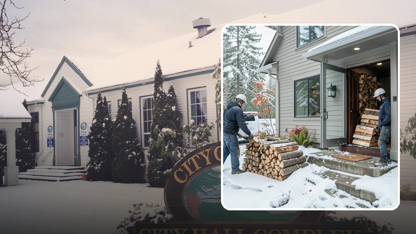 Winter Storm Firewood in Pacific, King County, WA - When a Pacific Northwest winter storm rolls in, we get burnable wood to your door before the worst of it hits.