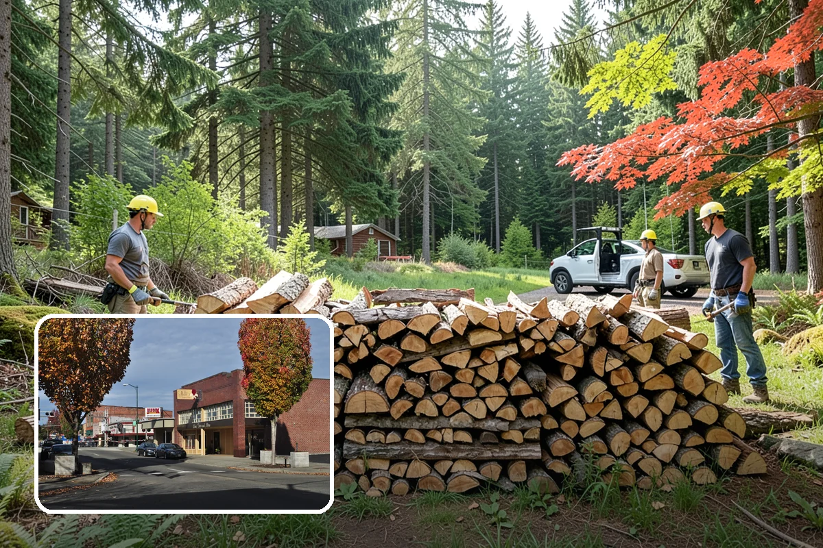 Winter Storm Firewood in Puyallup, Pierce County, WA - Ensures a heat source before the storm lands