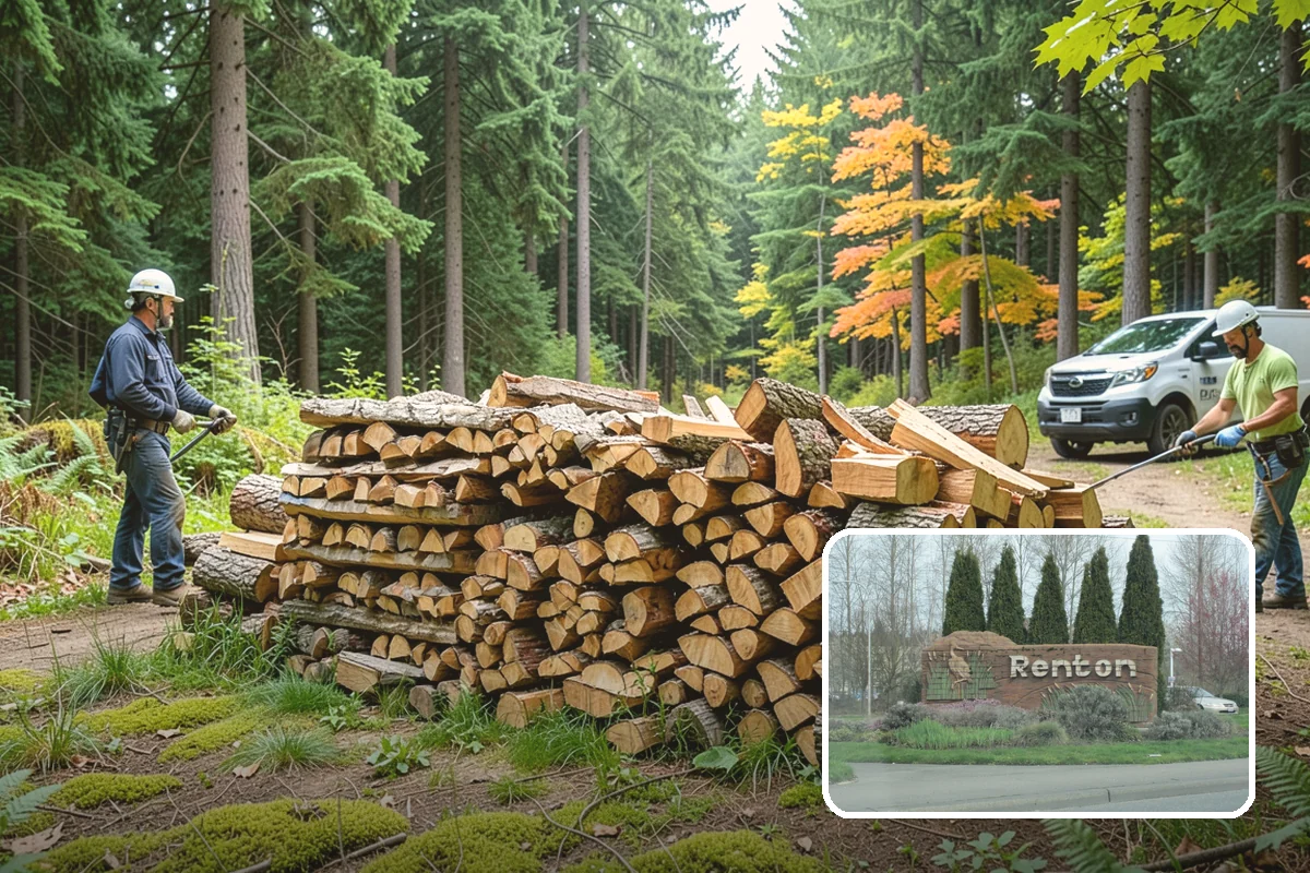 Winter Storm Firewood in Renton, King County, WA - Ensures a heat source before the storm lands