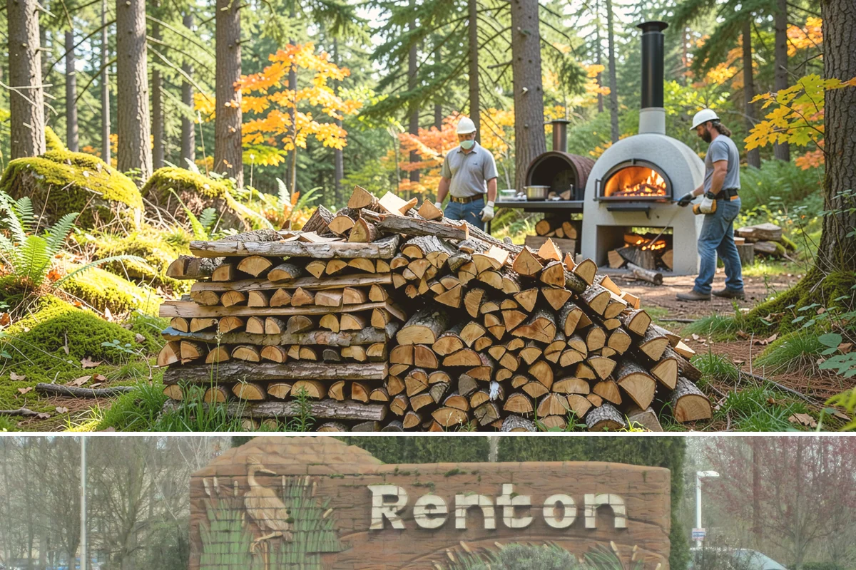 Winter Storm Firewood in Renton, King County, WA - Peak demand runs from late fall through winter, so ordering as soon as a storm appears in the forecast secures your delivery.