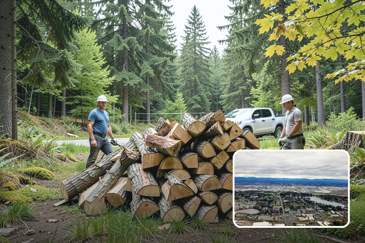 Winter Storm Firewood in SeaTac, King County, WA - Ensures a heat source before the storm lands