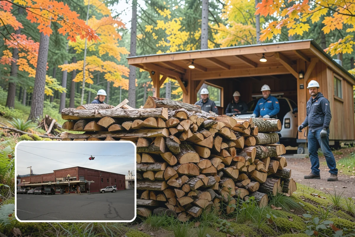 Winter Storm Firewood in Sedro-Woolley, Skagit County, WA - Ensures a heat source before the storm lands