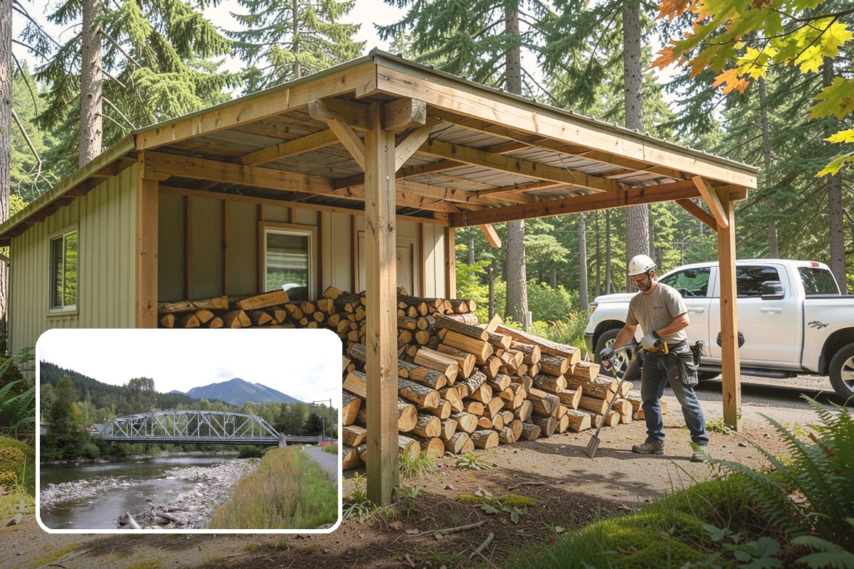 Winter Storm Firewood in Skykomish, King County, WA - Ensures a heat source before the storm lands
