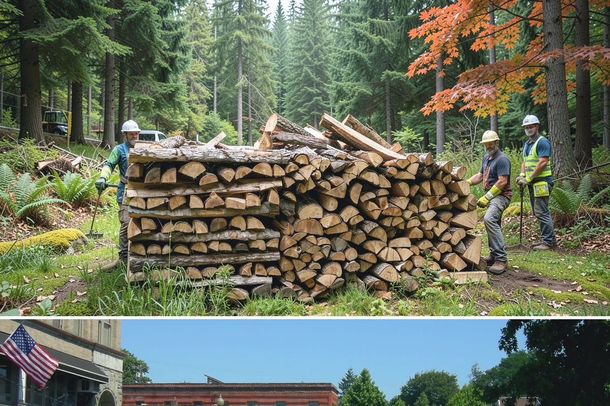 Winter Storm Firewood in Snohomish, Snohomish County, WA - Peak demand runs from late fall through winter, so ordering as soon as a storm appears in the forecast secures your delivery.