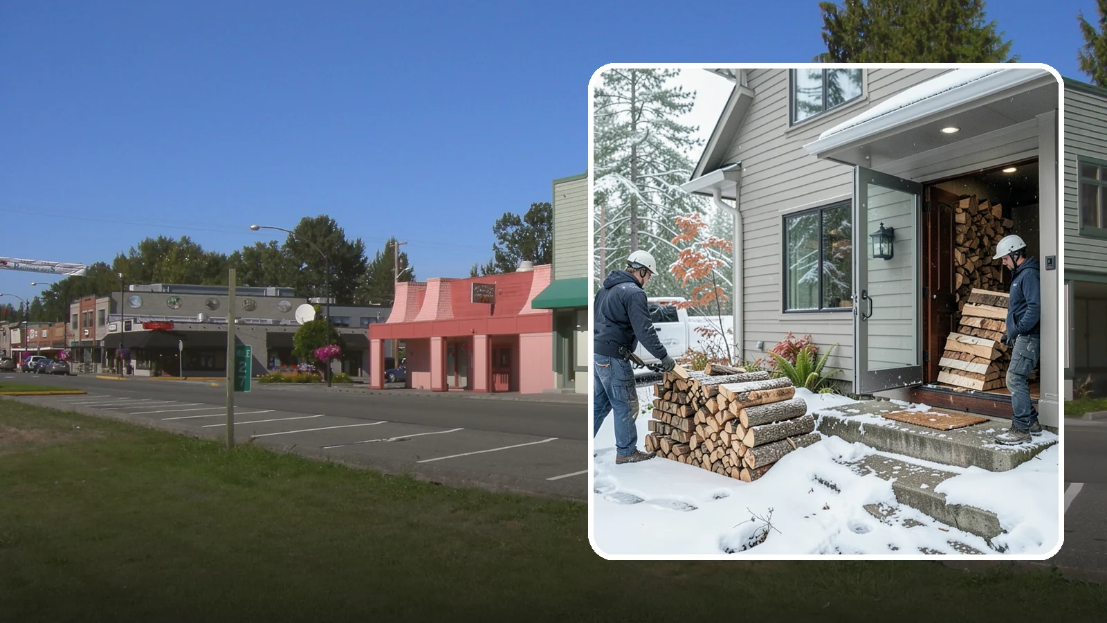 Winter Storm Firewood in Snoqualmie, King County, WA - When a Pacific Northwest winter storm rolls in, we get burnable wood to your door before the worst of it hits.