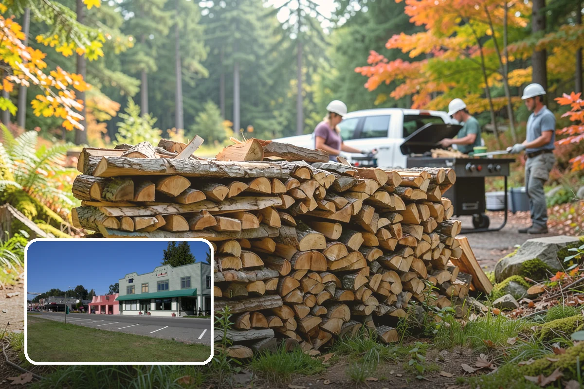 Winter Storm Firewood in Snoqualmie, King County, WA - Ensures a heat source before the storm lands