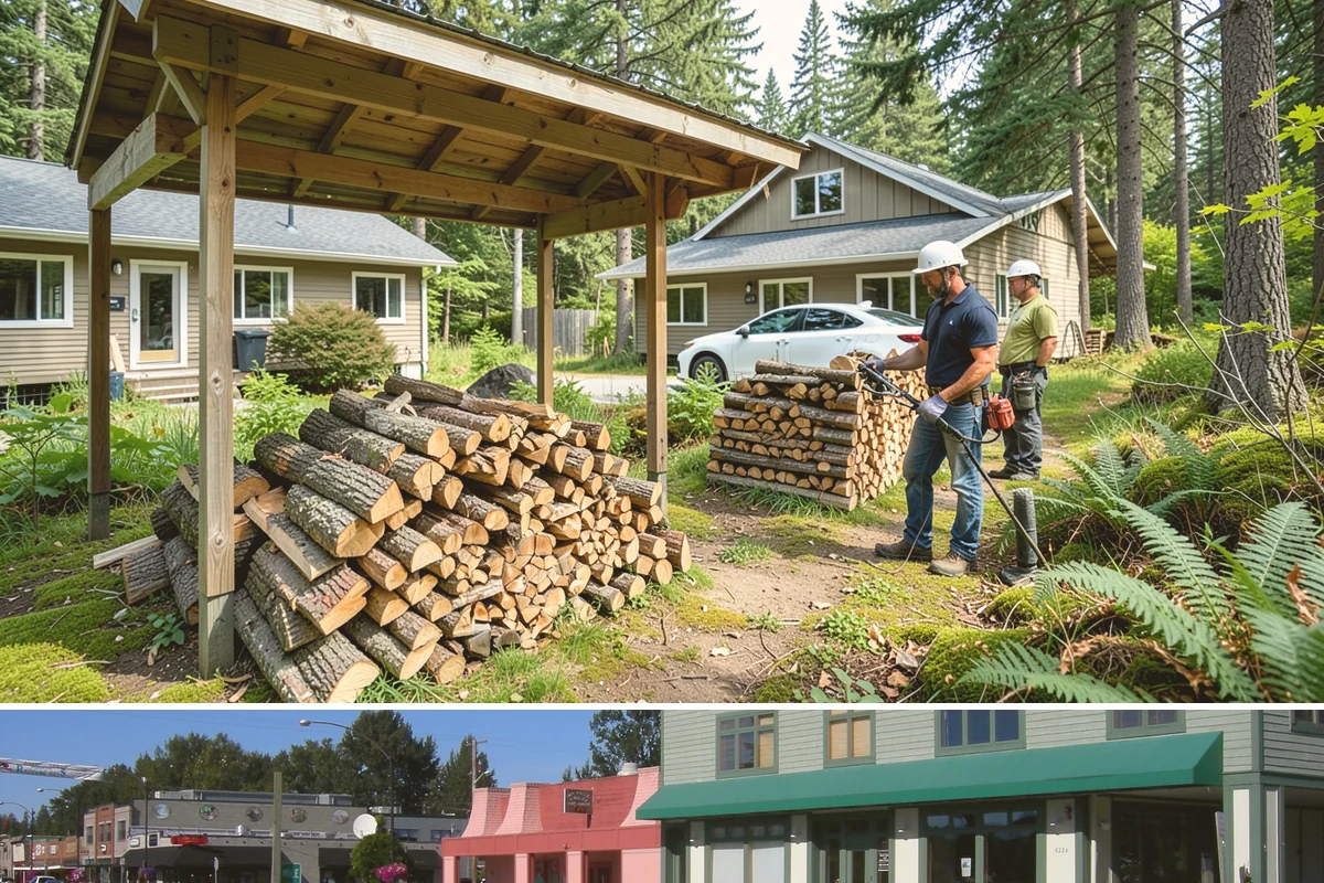 Winter Storm Firewood in Snoqualmie, King County, WA - Peak demand runs from late fall through winter, so ordering as soon as a storm appears in the forecast secures your delivery.