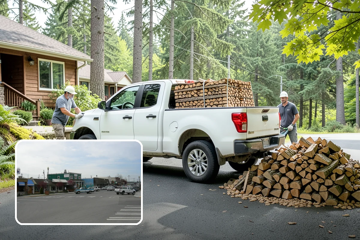 Winter Storm Firewood in Stanwood, Snohomish County, WA - Ensures a heat source before the storm lands