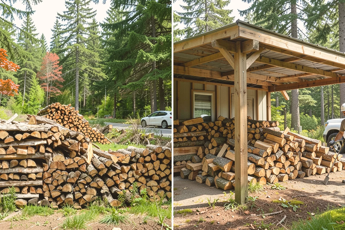 Winter Storm Firewood in Stanwood, Snohomish County, WA - Take your order and confirm quantity and delivery point