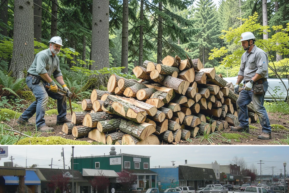 Winter Storm Firewood in Stanwood, Snohomish County, WA - Peak demand runs from late fall through winter, so ordering as soon as a storm appears in the forecast secures your delivery.
