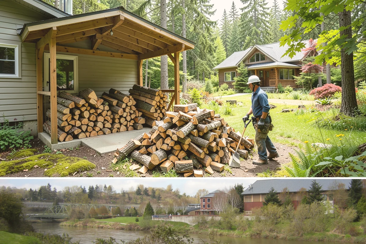 Winter Storm Firewood in Tukwila, King County, WA - Peak demand runs from late fall through winter, so ordering as soon as a storm appears in the forecast secures your delivery.