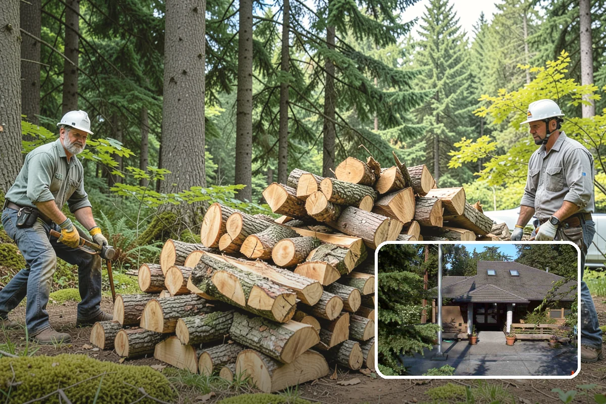 Winter Storm Firewood in Yarrow Point, King County, WA - Ensures a heat source before the storm lands