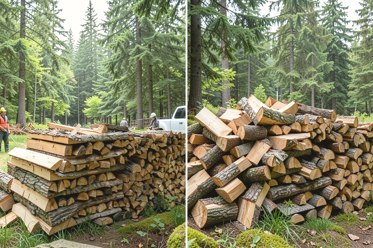 Winter Storm Firewood in Yarrow Point, King County, WA - Take your order and confirm quantity and delivery point