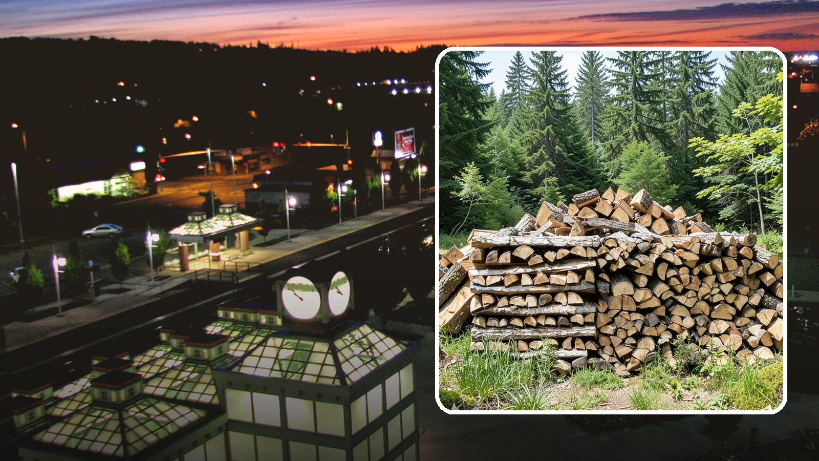 Wood Chip Cleanup in Auburn, King County, WA - We remove the chips and fine splitting fragments left behind wherever firewood is cut, split, or handled.