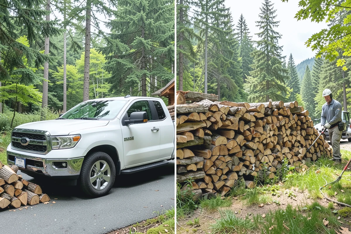 Wood Chip Cleanup in Beaux Arts Village, King County, WA - Identify the splitting zone and any drift areas