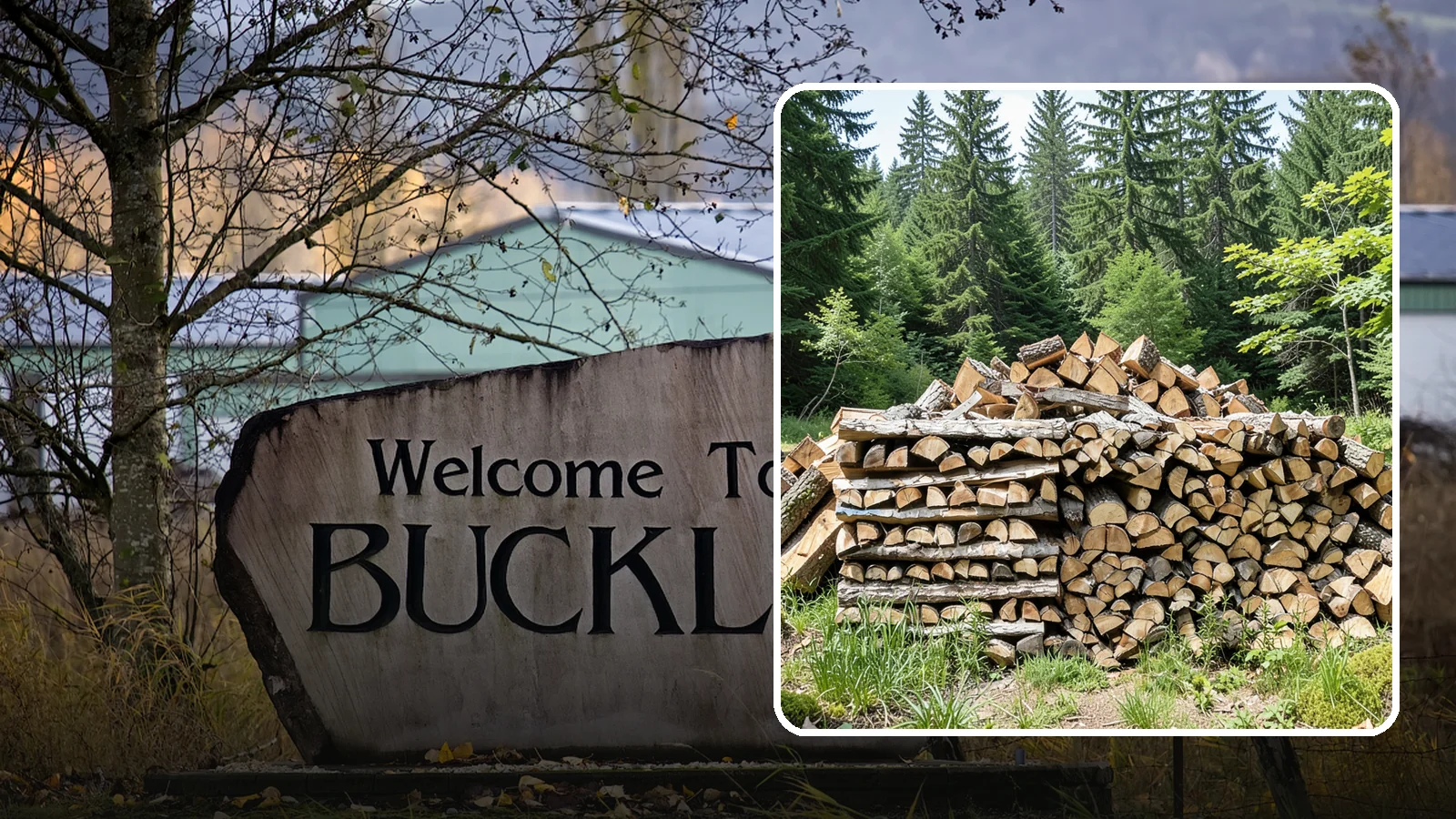 Wood Chip Cleanup in Buckley, Pierce County, WA - We remove the chips and fine splitting fragments left behind wherever firewood is cut, split, or handled.