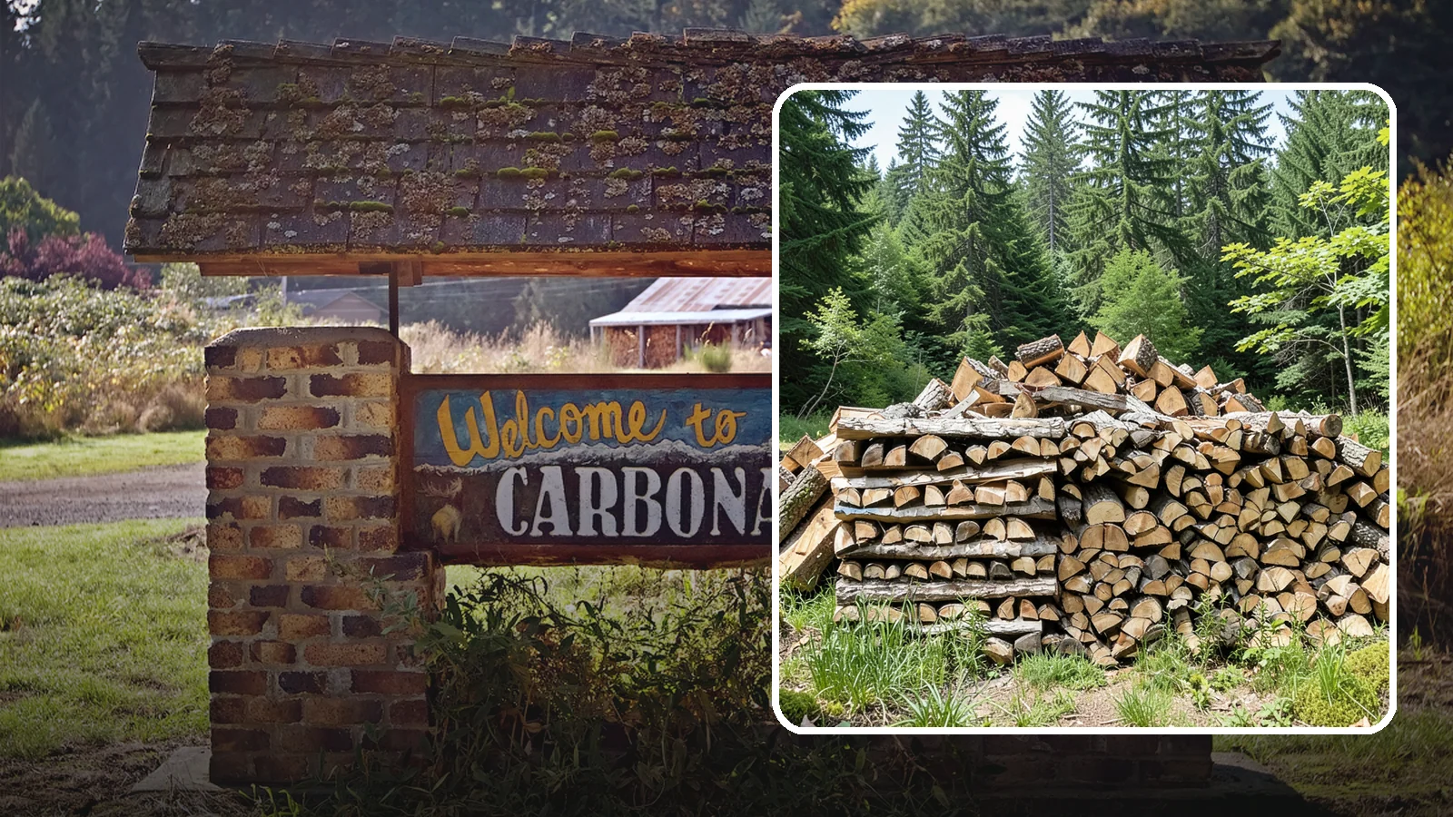 Wood Chip Cleanup in Carbonado, Pierce County, WA - We remove the chips and fine splitting fragments left behind wherever firewood is cut, split, or handled.