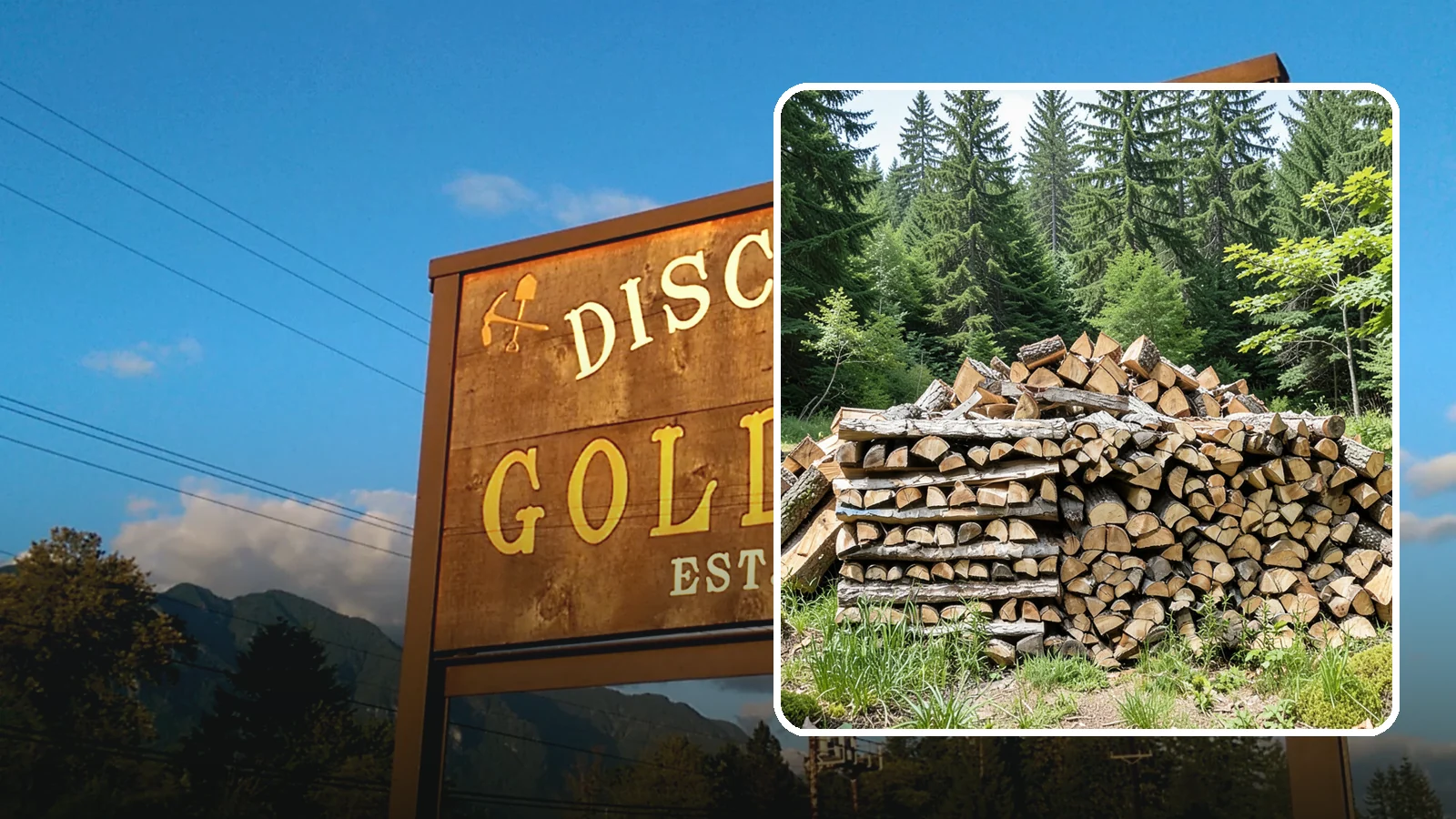 Wood Chip Cleanup in Gold Bar, Snohomish County, WA - We remove the chips and fine splitting fragments left behind wherever firewood is cut, split, or handled.