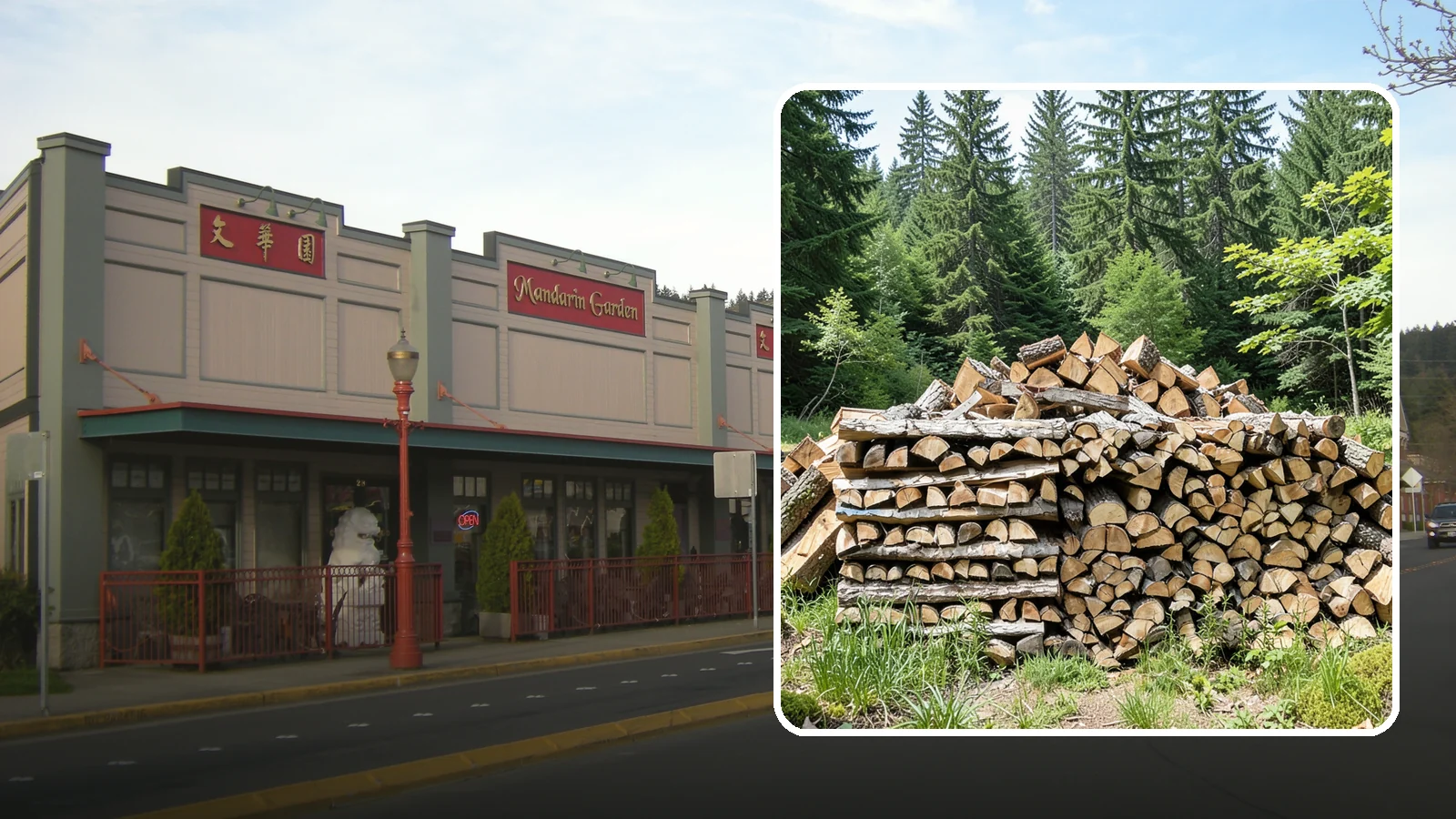 Wood Chip Cleanup in Issaquah, King County, WA - We remove the chips and fine splitting fragments left behind wherever firewood is cut, split, or handled.