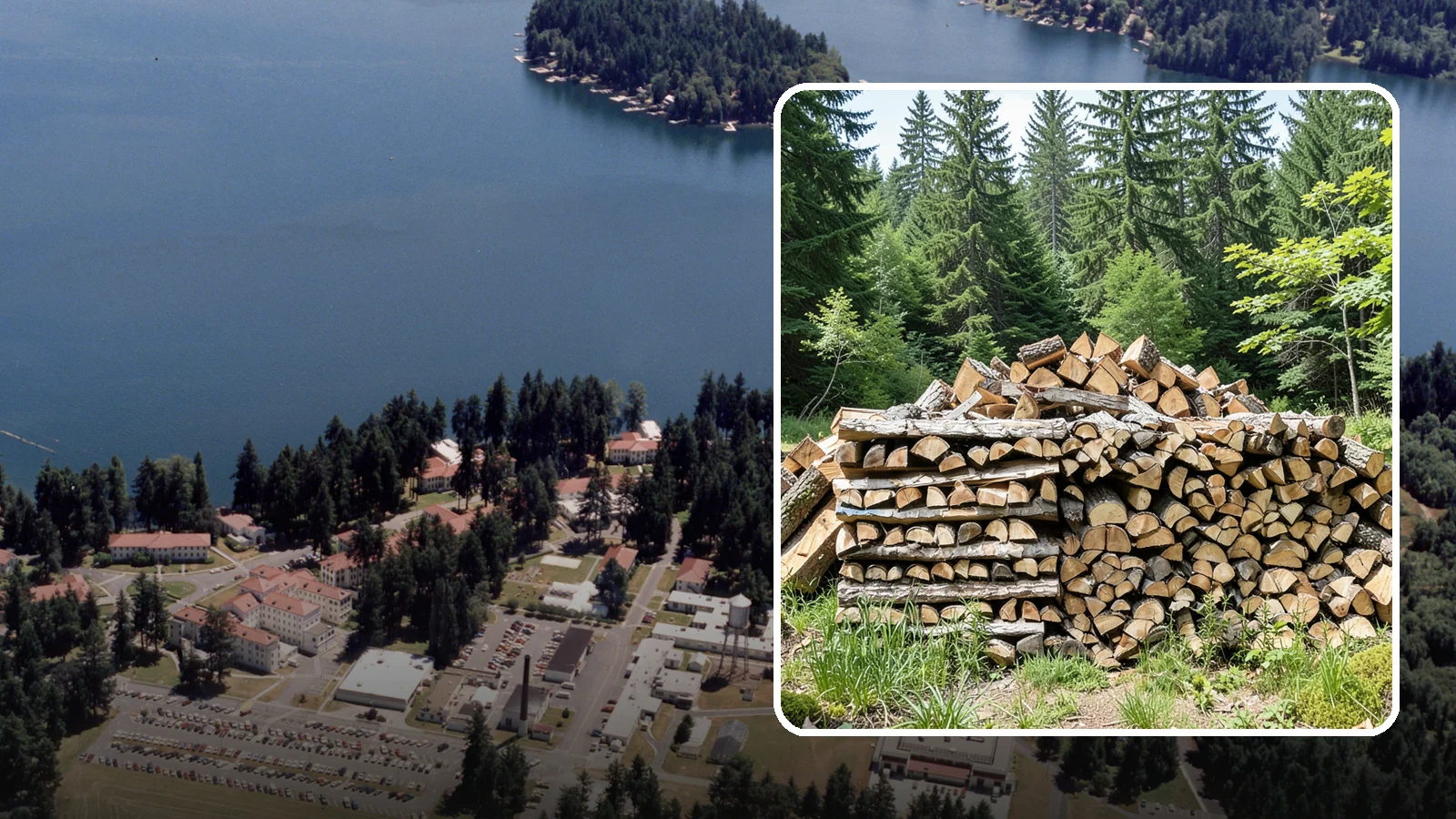 Wood Chip Cleanup in Lakewood, Pierce County, WA - We remove the chips and fine splitting fragments left behind wherever firewood is cut, split, or handled.