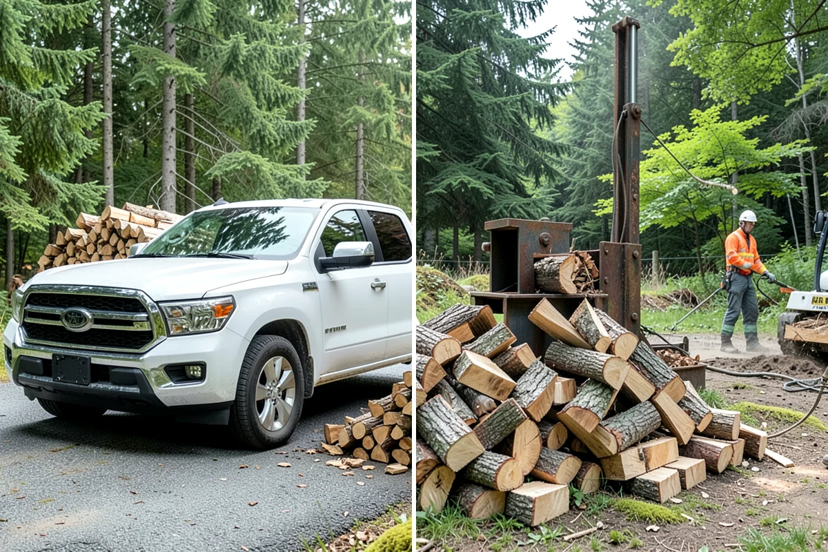 Wood Chip Cleanup in Lakewood, Pierce County, WA - Identify the splitting zone and any drift areas