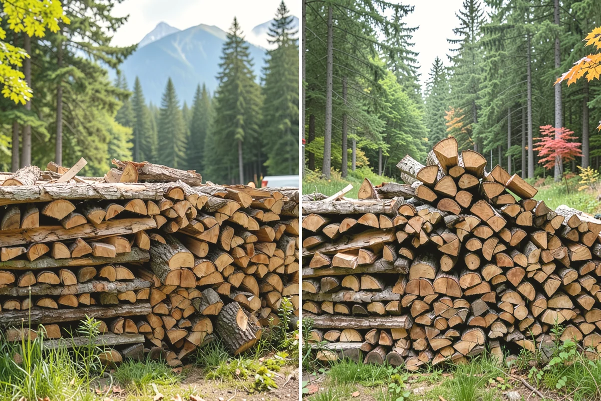 Wood Chip Cleanup in Mountlake Terrace, Snohomish County, WA - Identify the splitting zone and any drift areas