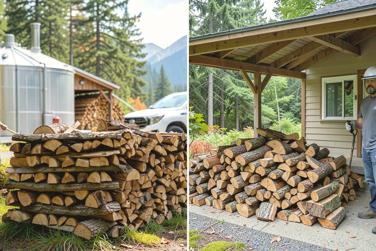 Wood Chip Cleanup in North Bend, King County, WA - Identify the splitting zone and any drift areas