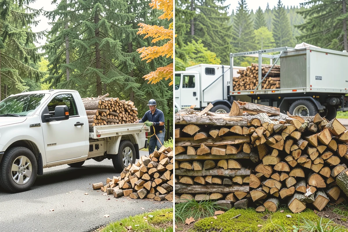 Wood Chip Cleanup in Tukwila, King County, WA - Identify the splitting zone and any drift areas