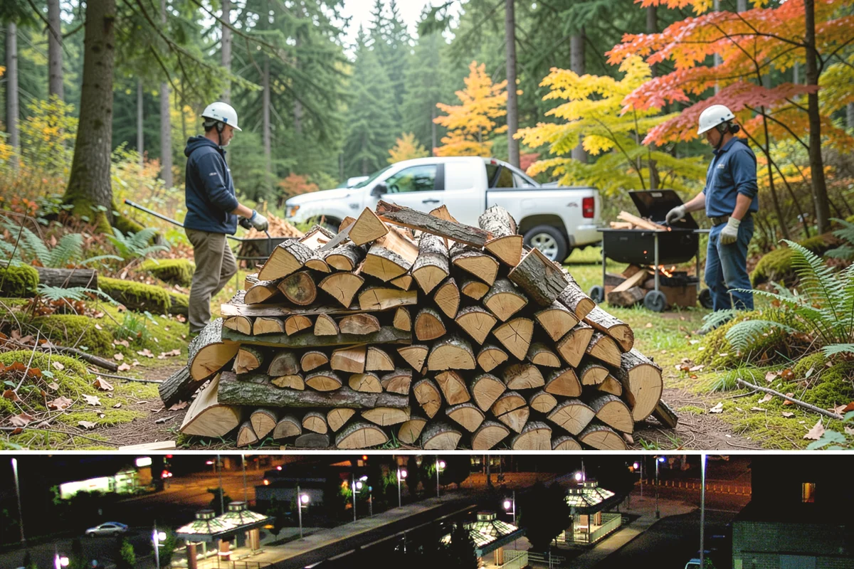 Wood Chunks in Auburn, King County, WA - Wood chunks stay in demand year-round, with a surge during peak grilling and barbecue months.