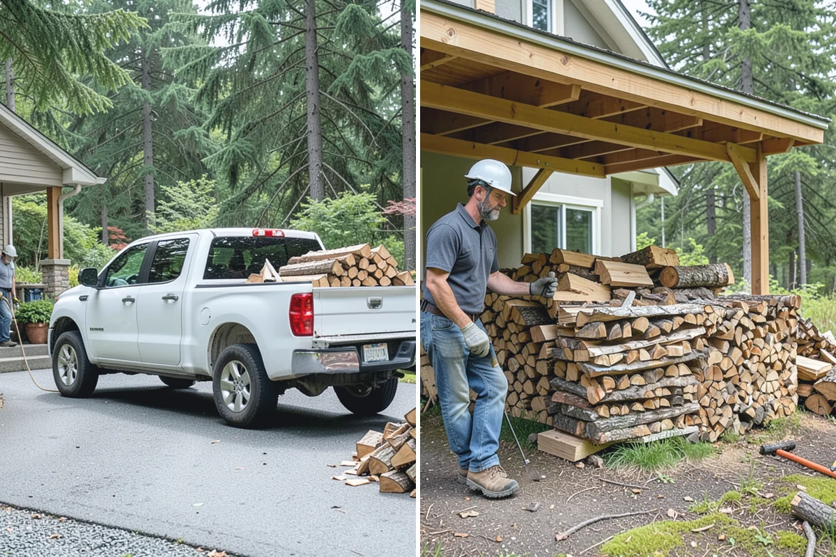 Wood Chunks in Beaux Arts Village, King County, WA - Order your wood chunks by volume