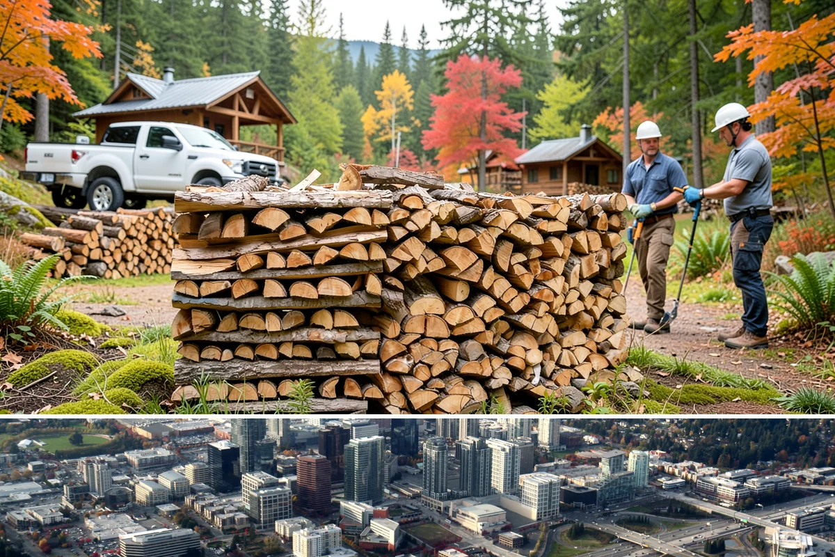 Wood Chunks in Bellevue, King County, WA - Wood chunks stay in demand year-round, with a surge during peak grilling and barbecue months.