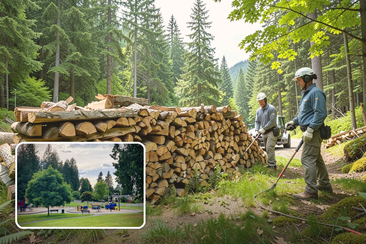 Wood Chunks in Bonney Lake, Pierce County, WA - Longer smolder than chips for sustained smoke