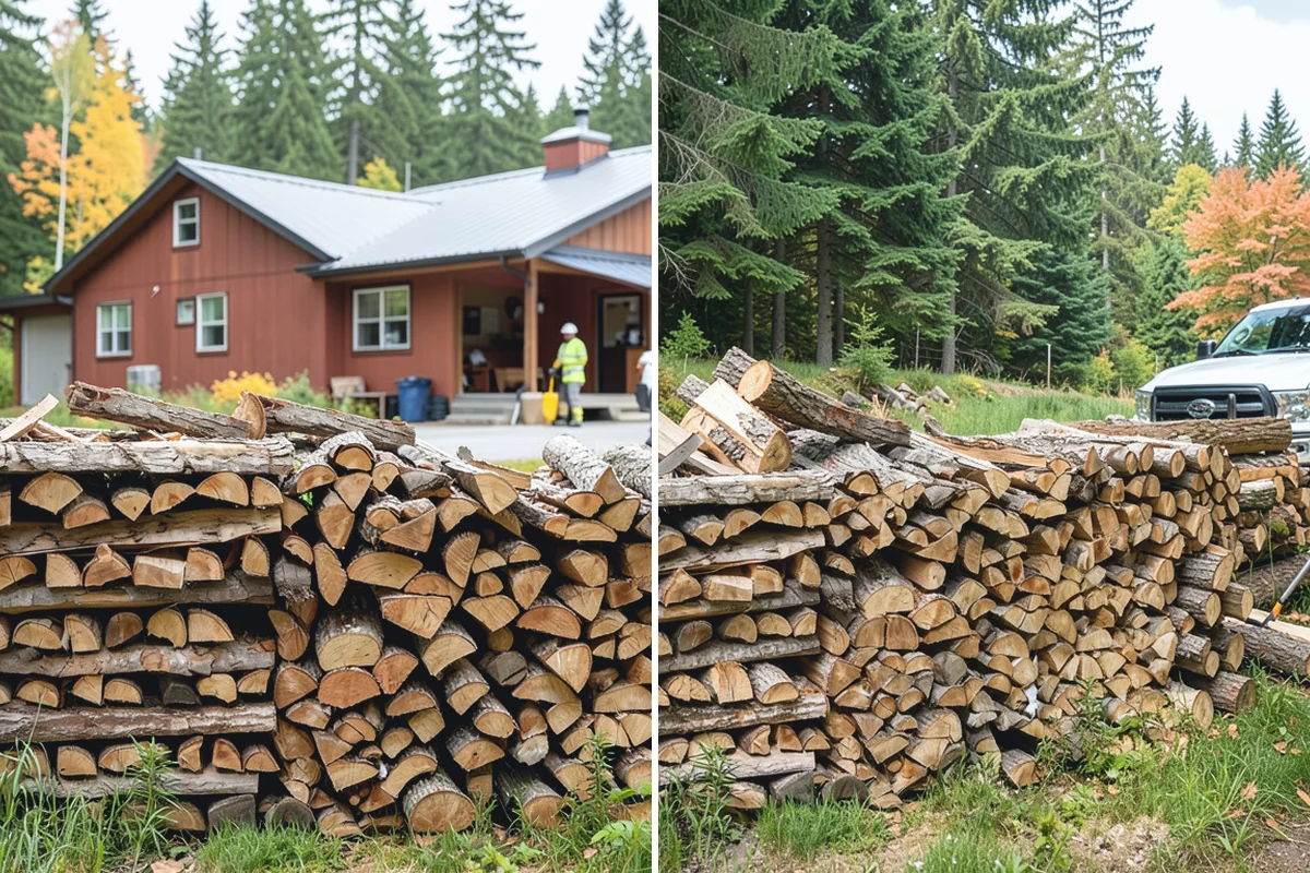 Wood Chunks in Buckley, Pierce County, WA - Order your wood chunks by volume