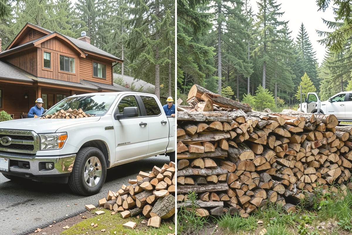 Wood Chunks in Burlington, Skagit County, WA - Order your wood chunks by volume