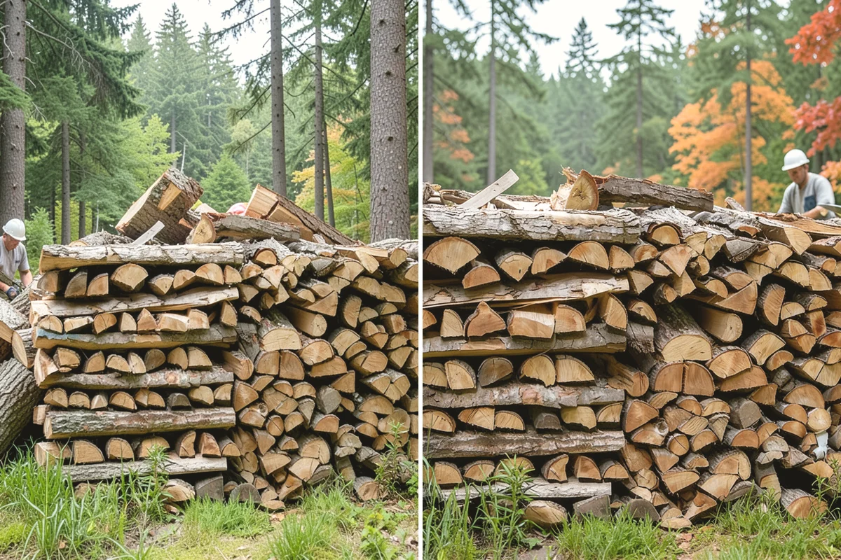 Wood Chunks in Carbonado, Pierce County, WA - Order your wood chunks by volume
