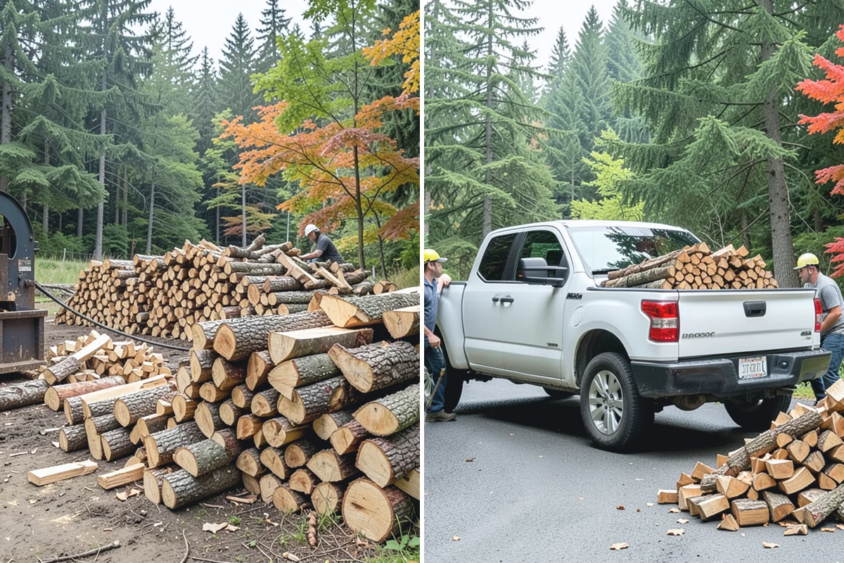 Wood Chunks in Darrington, Snohomish County, WA - Order your wood chunks by volume