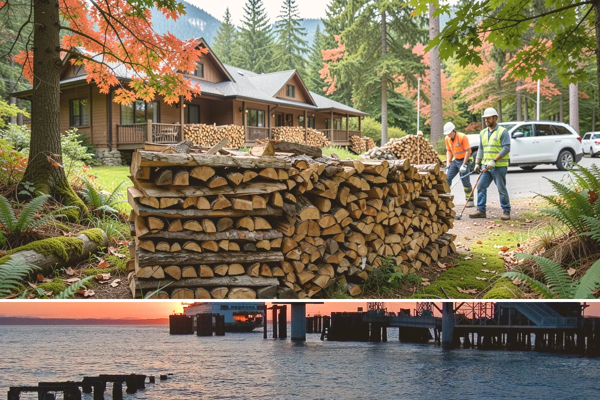 Wood Chunks in Edmonds, Snohomish County, WA - Wood chunks stay in demand year-round, with a surge during peak grilling and barbecue months.