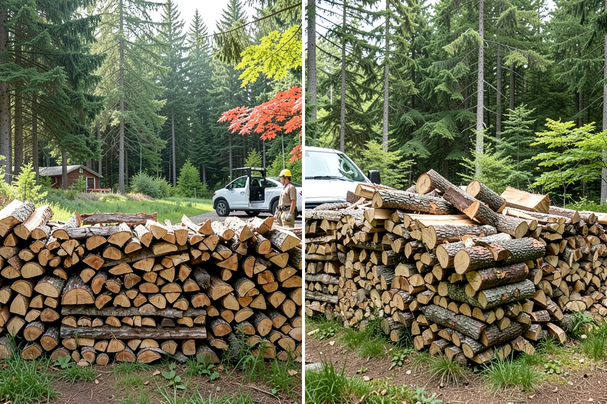 Wood Chunks in Everett, Snohomish County, WA - Order your wood chunks by volume