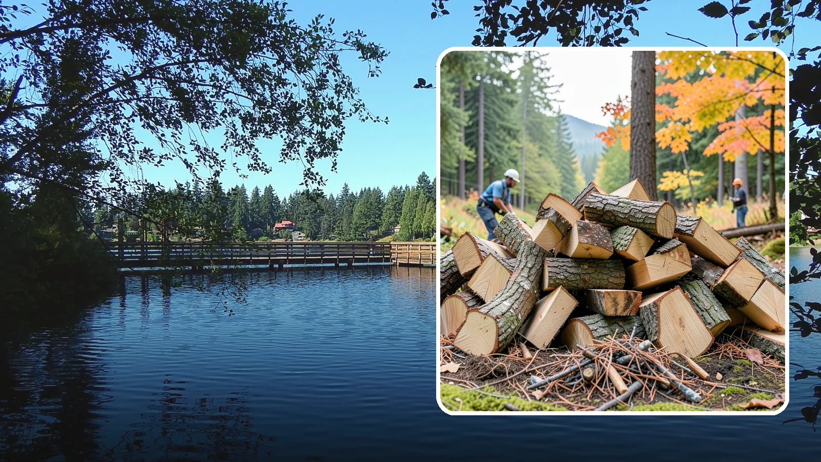 Wood Chunks in Federal Way, King County, WA - Fist-sized wood chunks that add steady smoke flavor to grills and smokers without burning out fast.