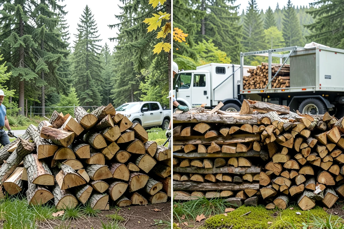 Wood Chunks in Gig Harbor, Pierce County, WA - Order your wood chunks by volume