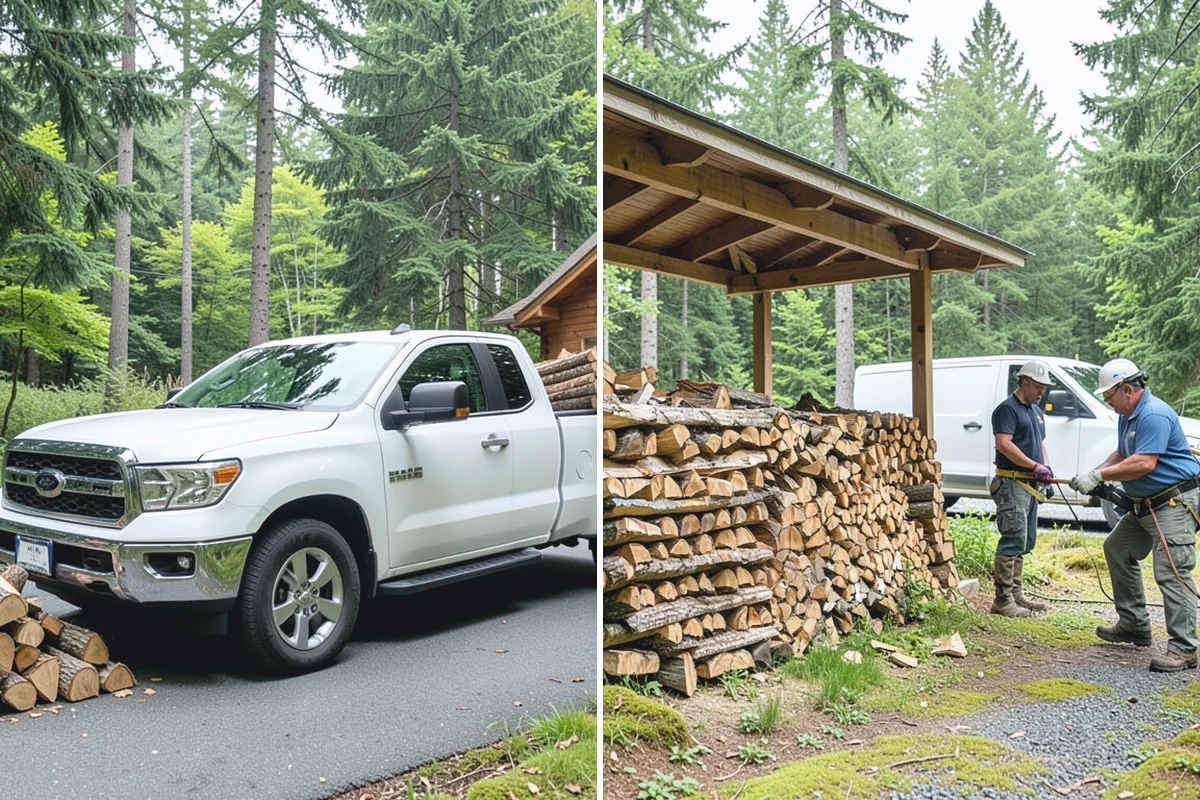 Wood Chunks in Granite Falls, Snohomish County, WA - Order your wood chunks by volume