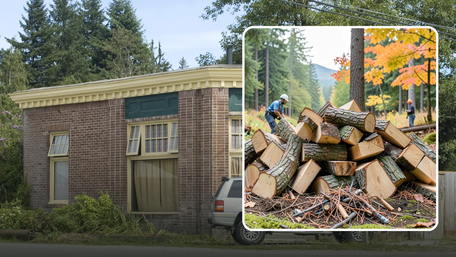 Wood Chunks in Hamilton, Skagit County, WA - Fist-sized wood chunks that add steady smoke flavor to grills and smokers without burning out fast.