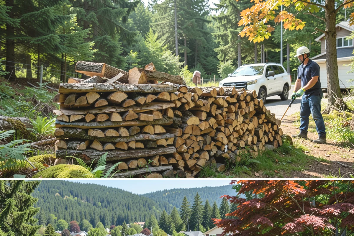 Wood Chunks in Index, Snohomish County, WA - Wood chunks stay in demand year-round, with a surge during peak grilling and barbecue months.