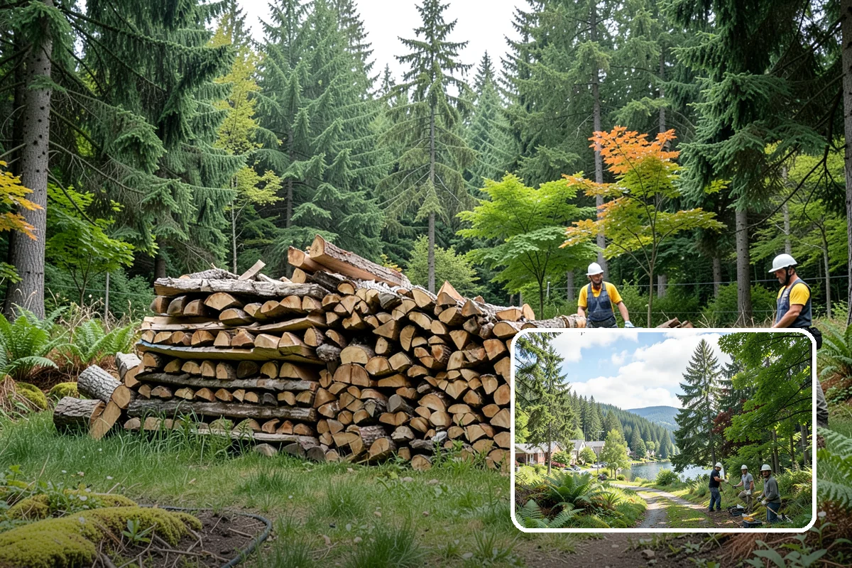 Wood Chunks in Lake Forest Park, King County, WA - Longer smolder than chips for sustained smoke