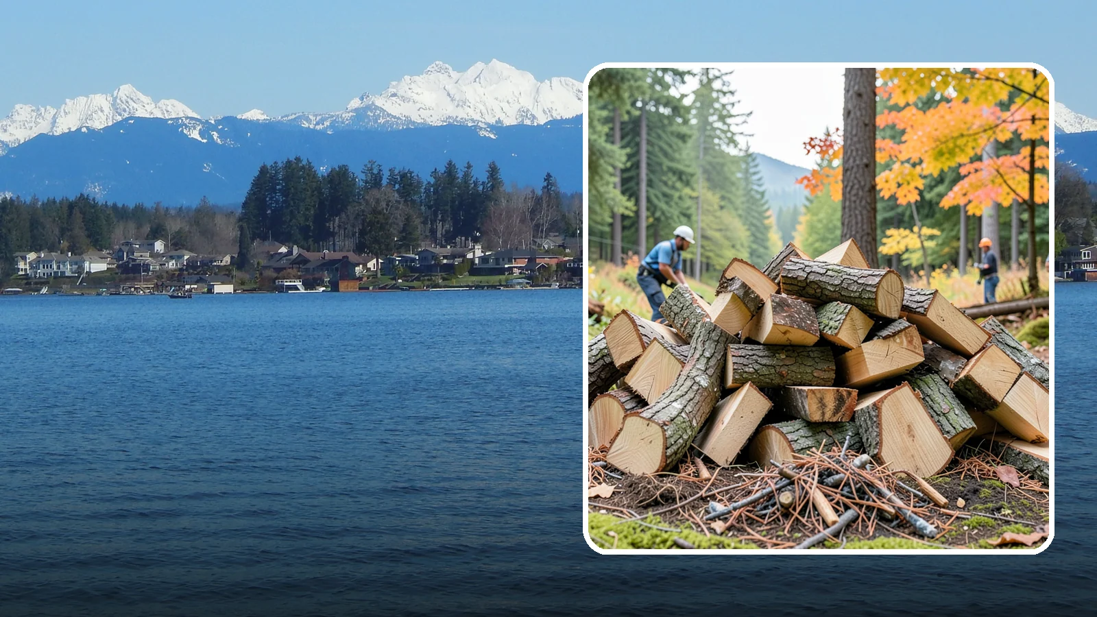 Wood Chunks in Lake Stevens, Snohomish County, WA - Fist-sized wood chunks that add steady smoke flavor to grills and smokers without burning out fast.