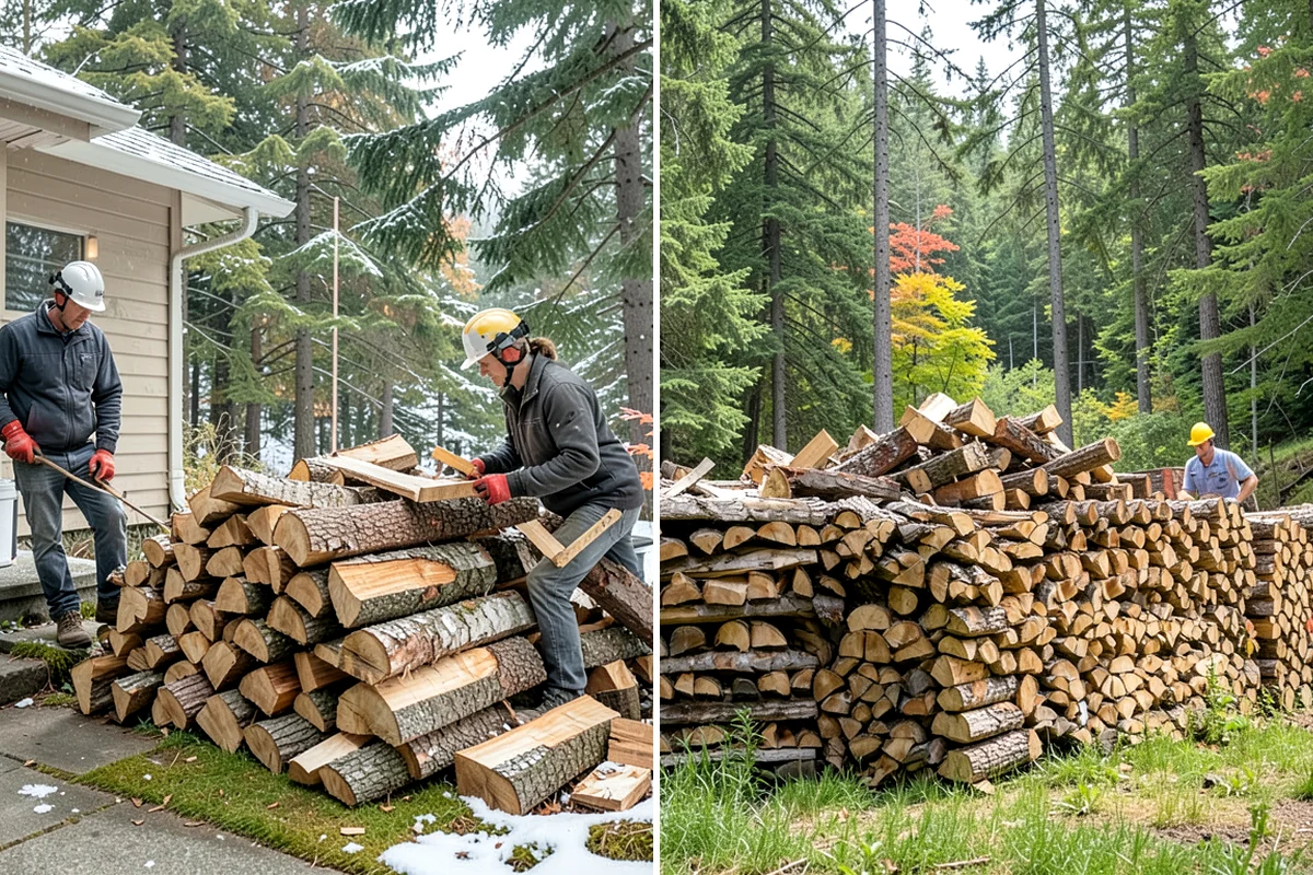 Wood Chunks in Lyman, Skagit County, WA - Order your wood chunks by volume
