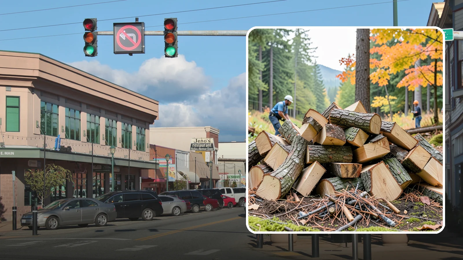 Wood Chunks in Monroe, Snohomish County, WA - Fist-sized wood chunks that add steady smoke flavor to grills and smokers without burning out fast.