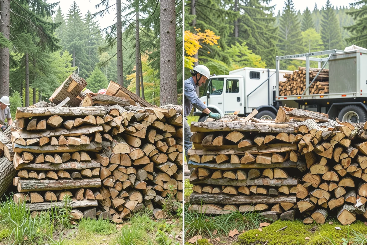 Wood Chunks in Monroe, Snohomish County, WA - Order your wood chunks by volume