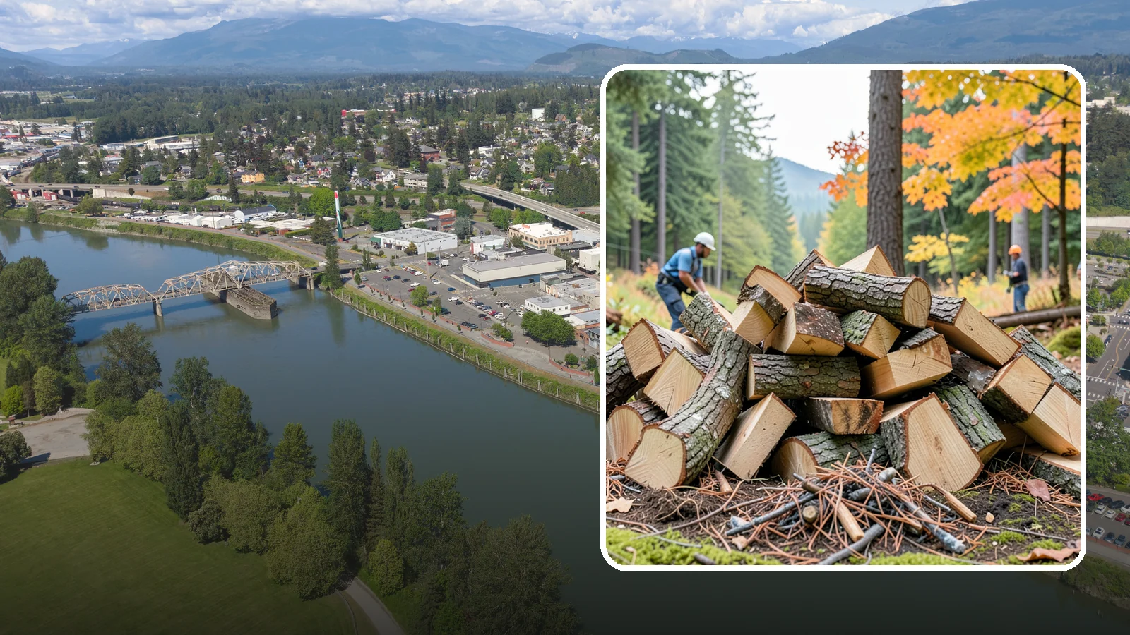 Wood Chunks in Mount Vernon, Skagit County, WA - Fist-sized wood chunks that add steady smoke flavor to grills and smokers without burning out fast.